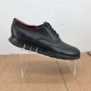 Cole Haan ZeroGrand Men’s Size 11.5 M Black Leather Wingtip Oxford Shoes C20719